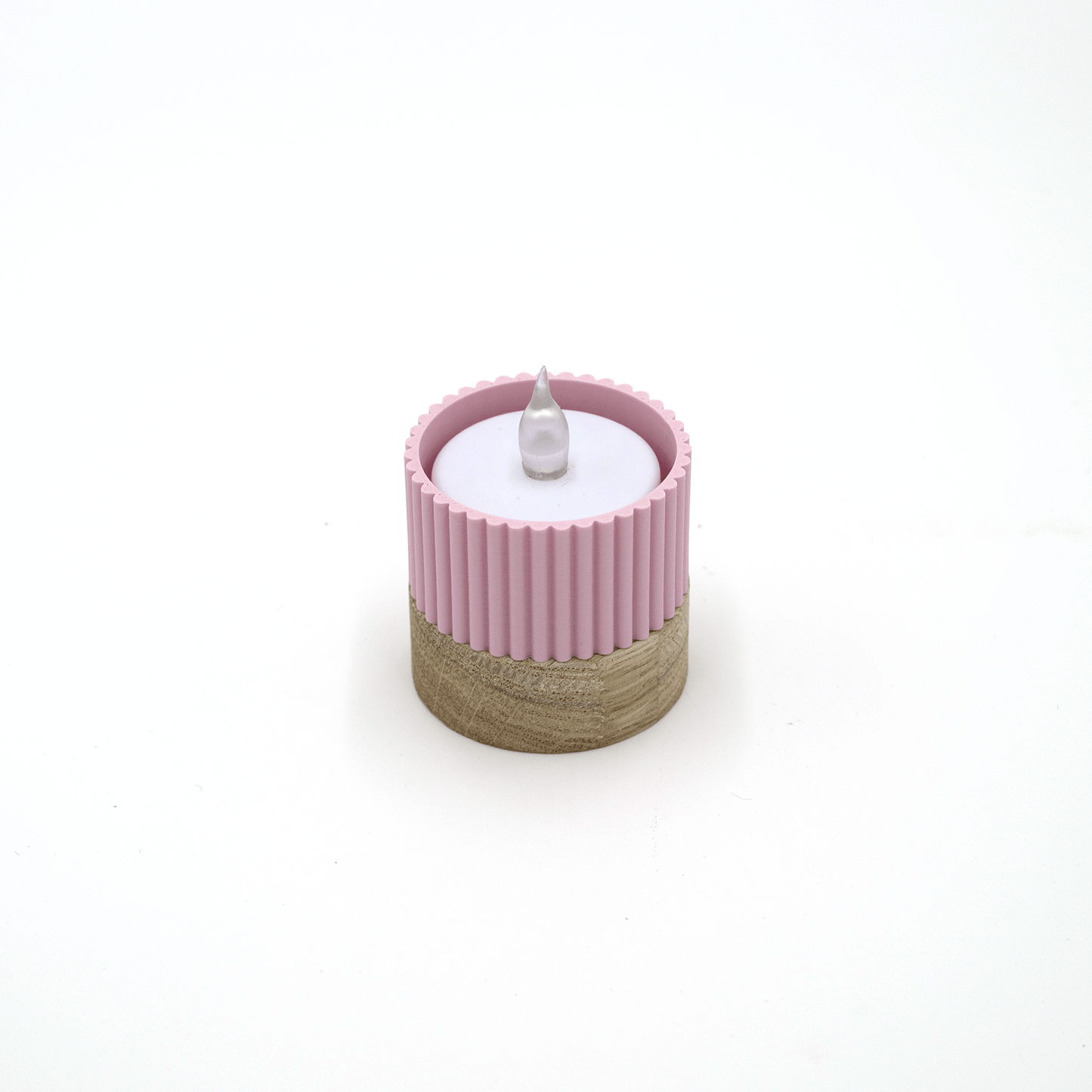 Columina "Riffled"  – Design LED-Teelichthalter von der Factory