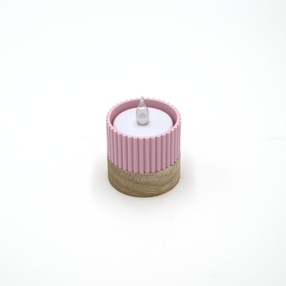 Columina "Riffled"  – Design LED-Teelichthalter von der Factory