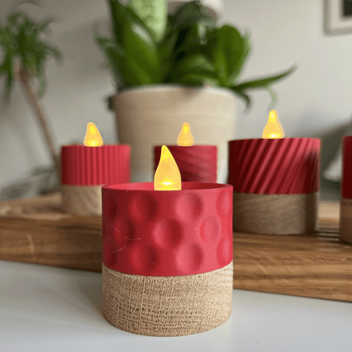 Columina "Bubbles"  – Design LED-Teelichthalter von der Factory