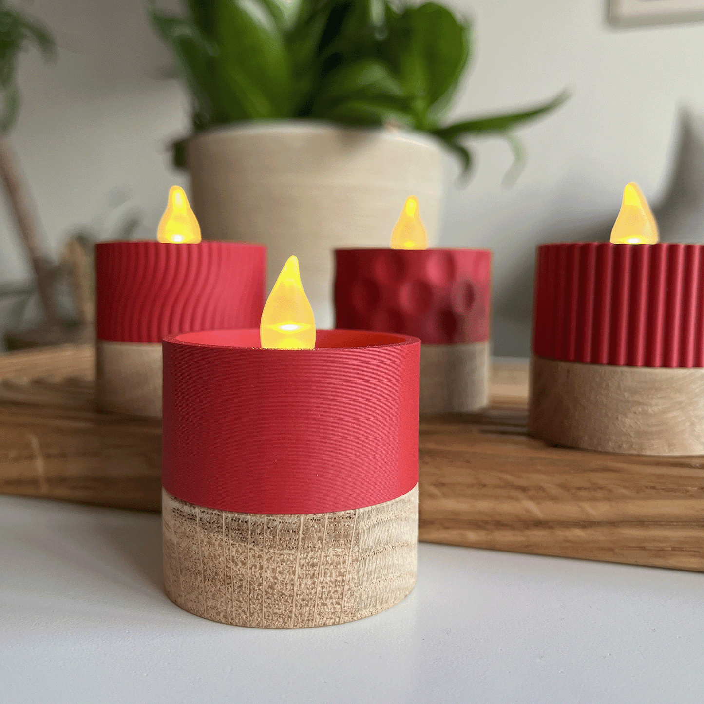 Columina "Pure"  – Design LED-Teelichthalter von der Factory