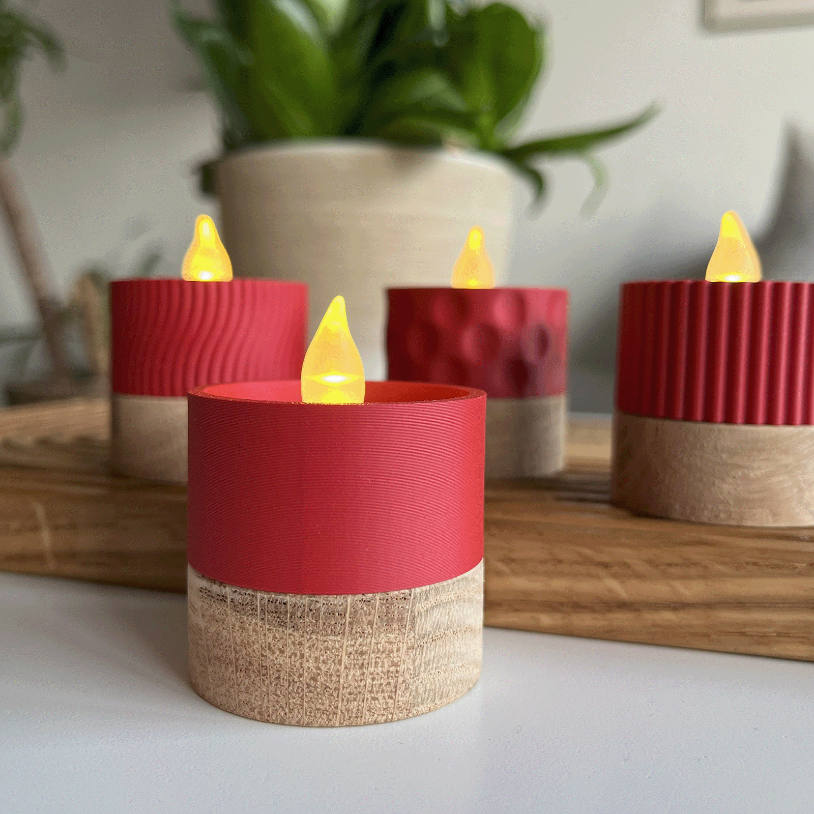 Columina "Pure"  – Design LED-Teelichthalter von der Factory