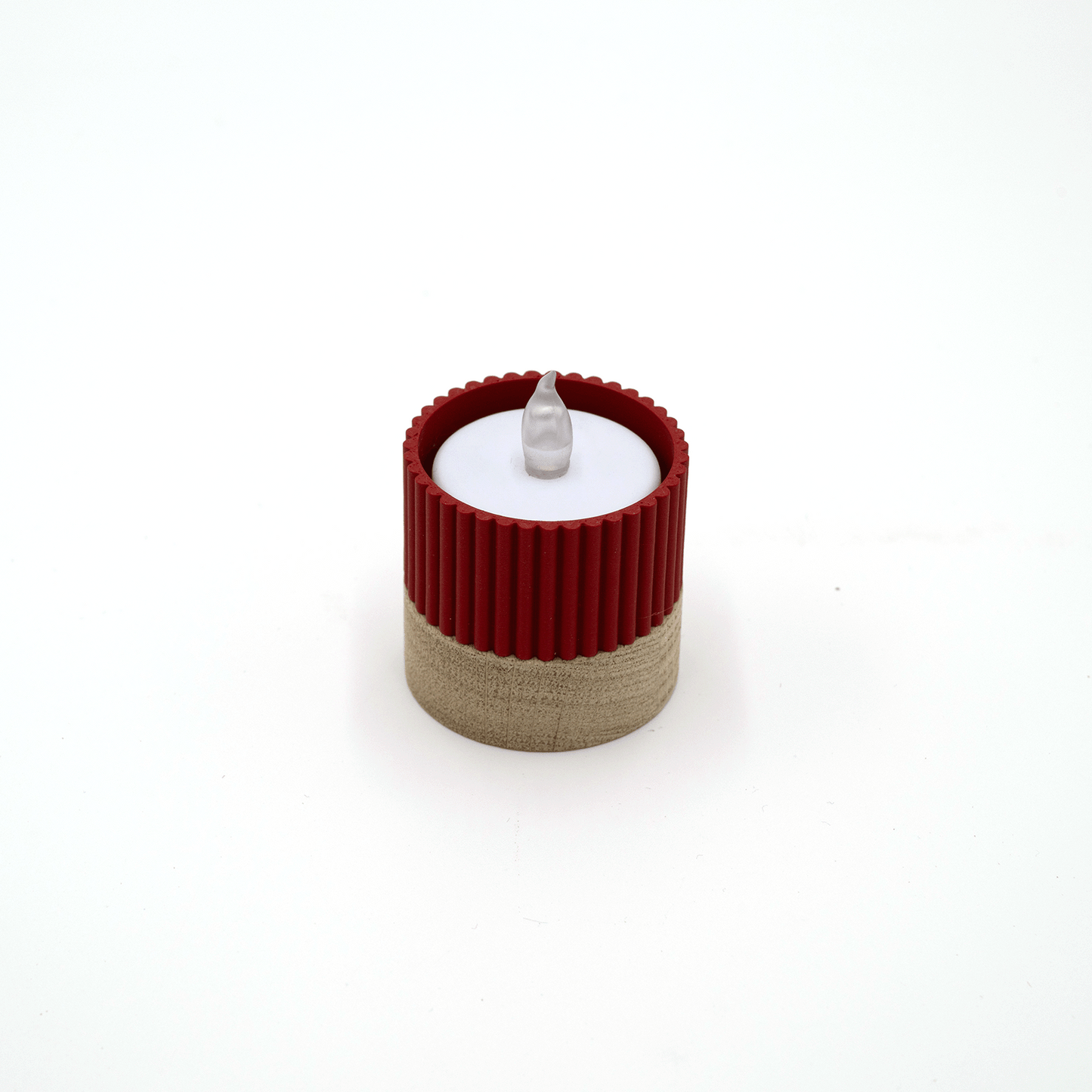 Columina "Riffled"  – Design LED-Teelichthalter von der Factory