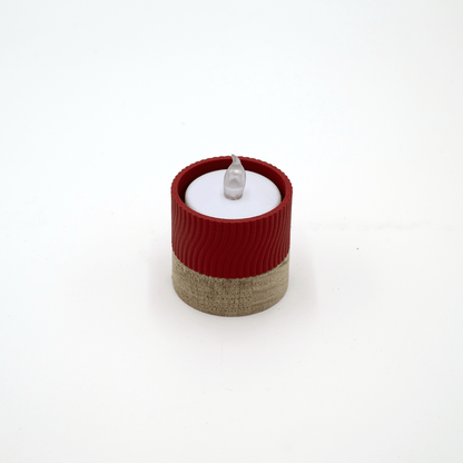 Columina "Wavy"  – Design LED-Teelichthalter von der Factory
