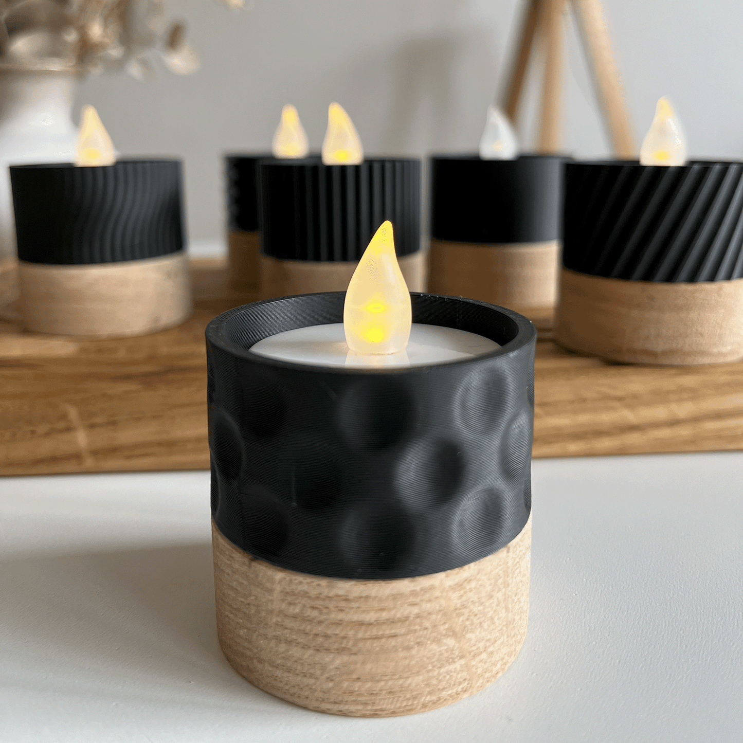 Columina "Bubbles"  – Design LED-Teelichthalter von der Factory