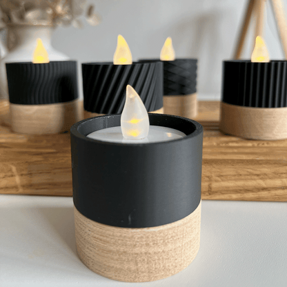 Columina "Pure"  – Design LED-Teelichthalter von der Factory