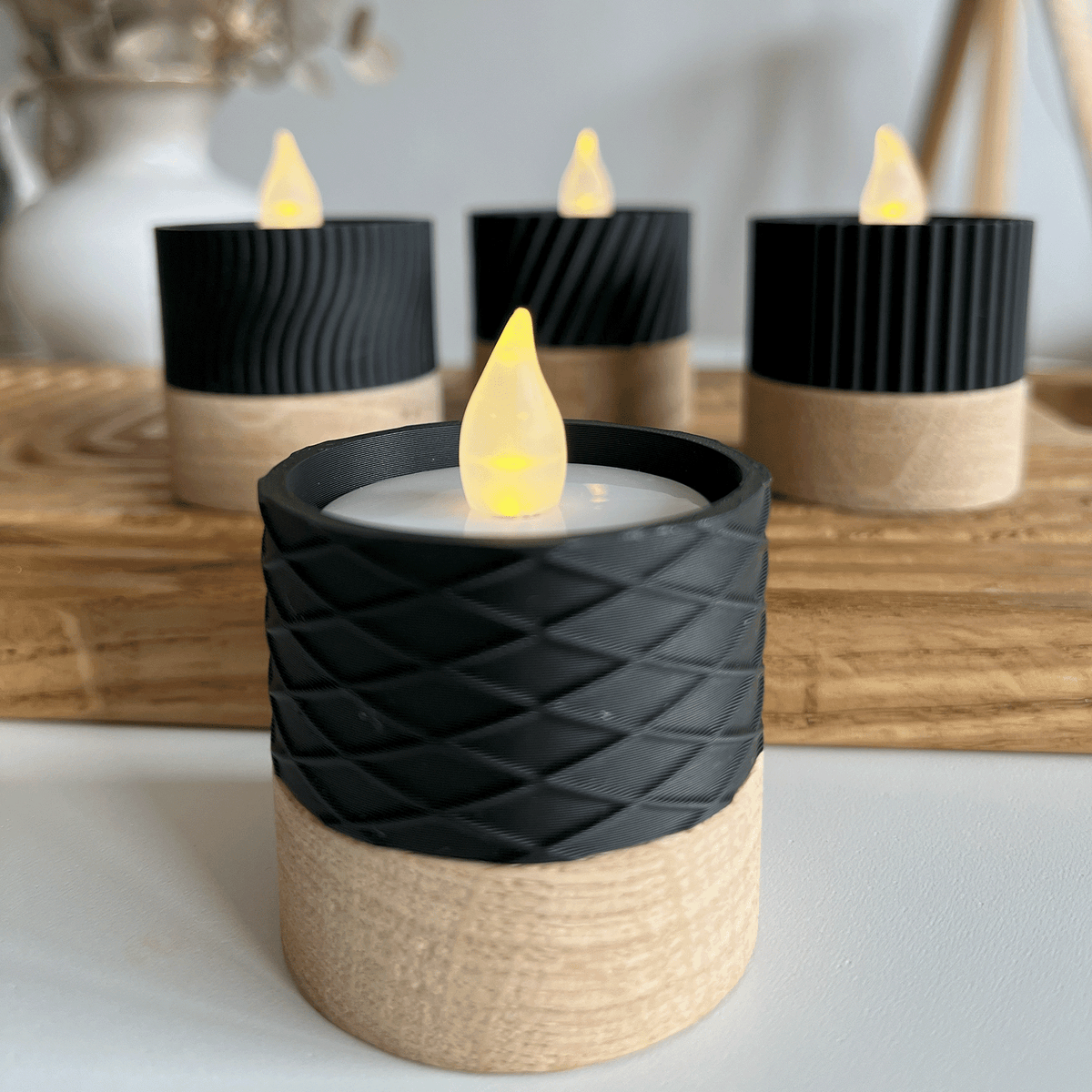 Columina "Waffles"  – Design LED-Teelichthalter von der Factory