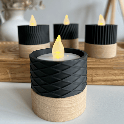 Columina "Waffles"  – Design LED-Teelichthalter von der Factory
