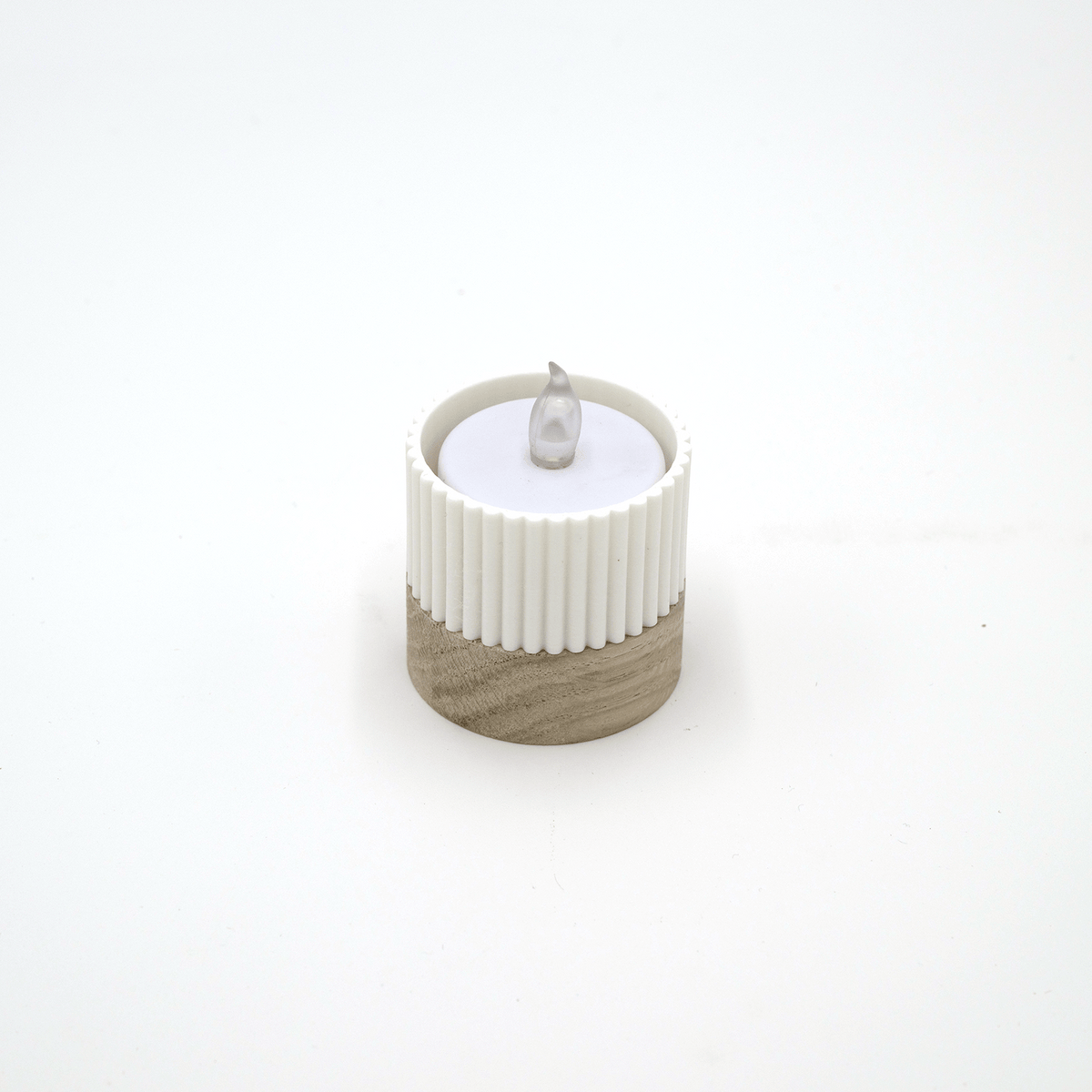 Columina "Riffled"  – Design LED-Teelichthalter von der Factory